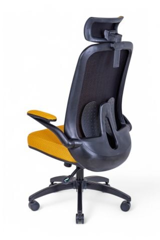 Silva Sarı Fileli Siyah Yönetici Koltuğu