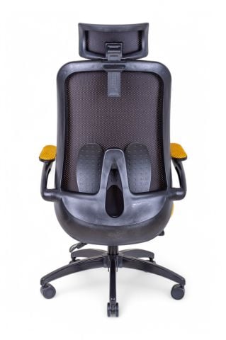 Silva Sarı Fileli Siyah Yönetici Koltuğu