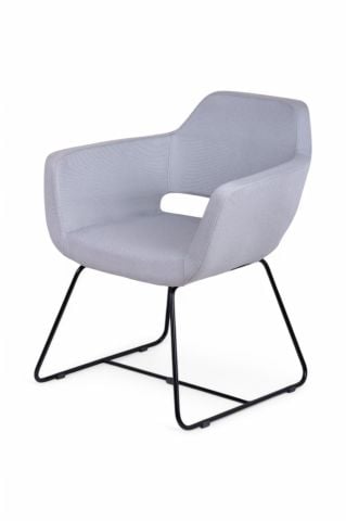 Flash U2 Gri Kumaş Bekleme Koltuğu