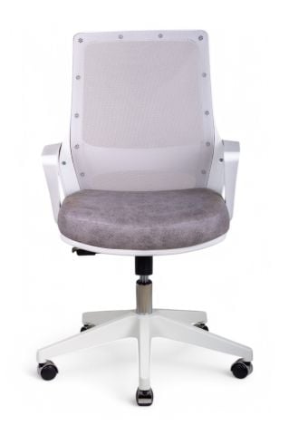 Pluton Beyaz Fileli Çalışma Koltuğu