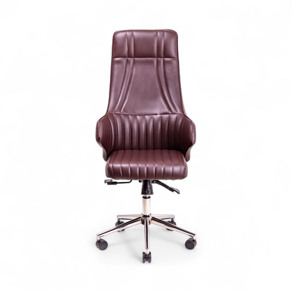 Avcı Kahverengi Deri Yönetici Koltuğu