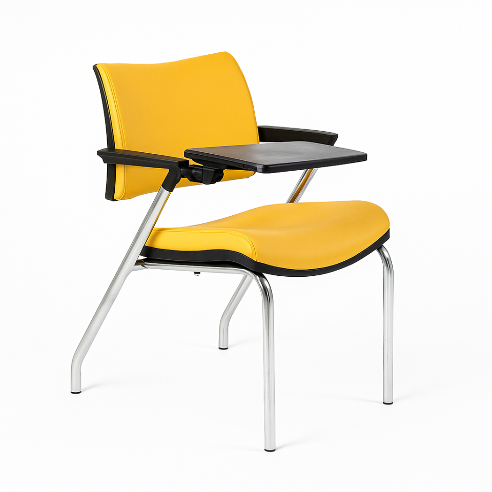 Sahra Sarı Kumaş Ofis Kanepesi