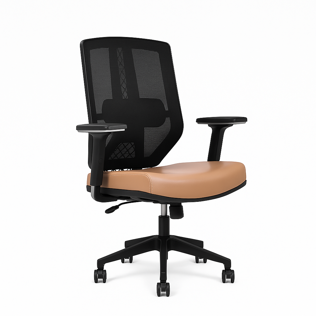 Nova Siyah & Kahverengi Çalışma Koltuğu