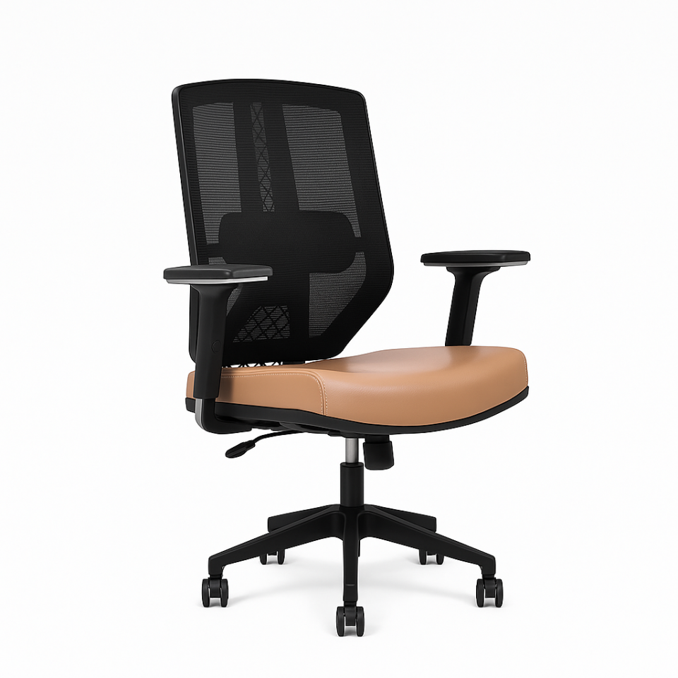 Nova Siyah & Kahverengi Çalışma Koltuğu