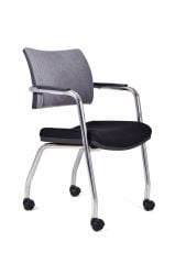 Sahra Gri Kumaş Çalışma Sandalyesi