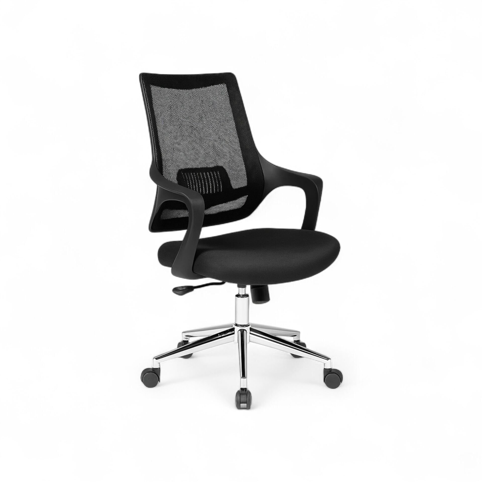 Vinasa Siyah Deri Çalışma Koltuğu