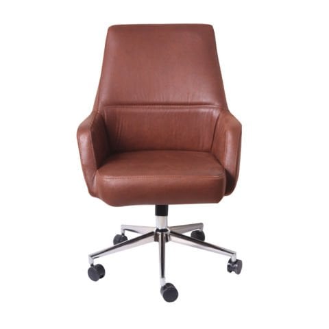 Wing Kpt Taba Deri Çalışma Koltuğu