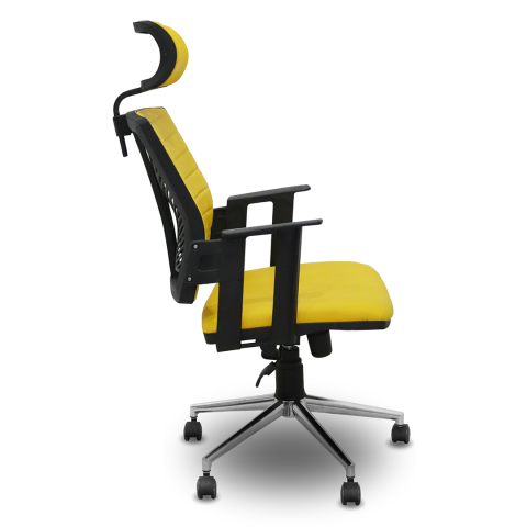 Sunny Sarı Deri Yönetici Koltuğu