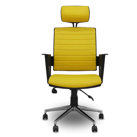 Sarı Sarı Deri Yönetici Koltuğu