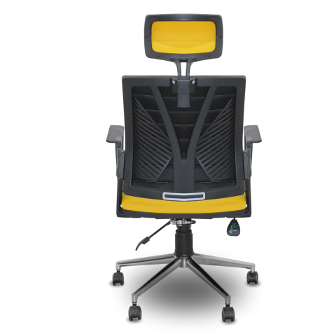 Sarı Sarı Kumaş Yönetici Koltuğu