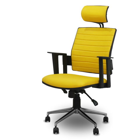 Sunny Sarı Deri Yönetici Koltuğu