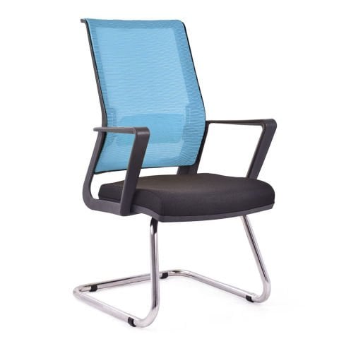 Magenta Turkuaz Fileli Ofis Misafir Koltuğu