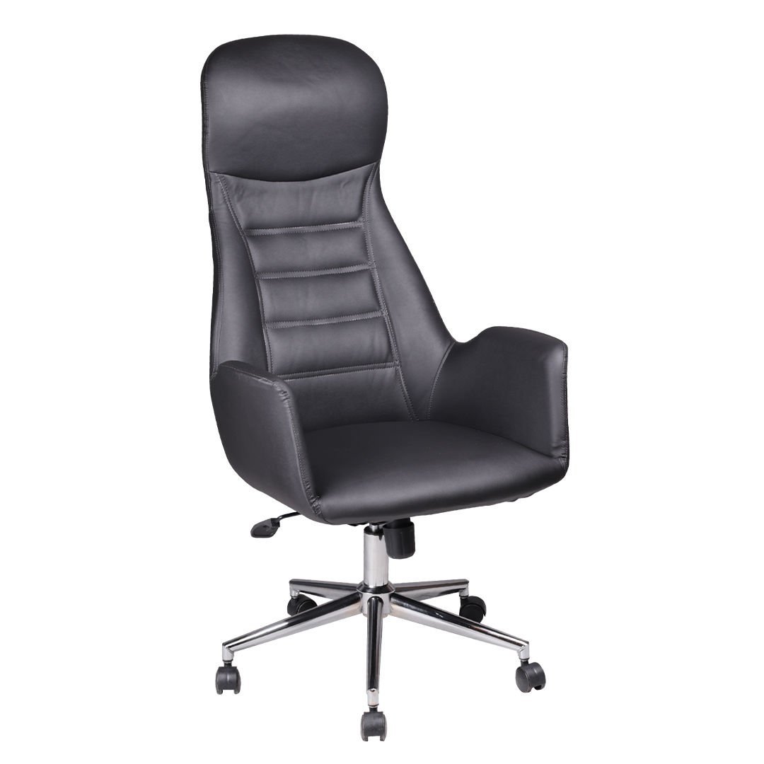 Spider Siyah Deri Makam Koltuğu