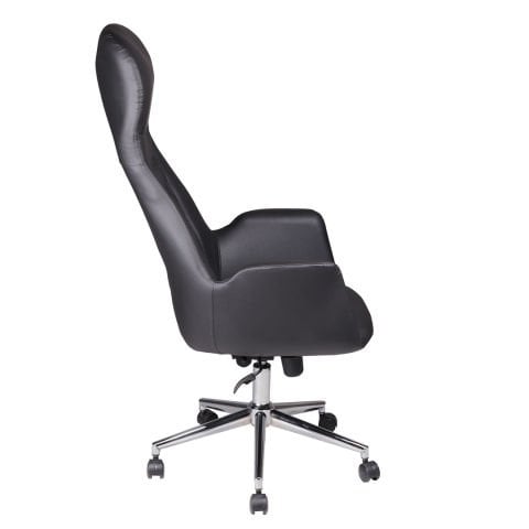 Spider Siyah Deri Makam Koltuğu