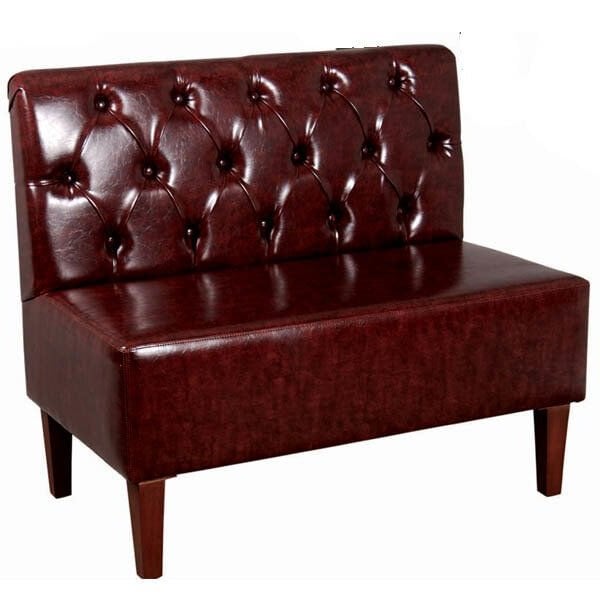 Kapitoneli Deri Bekleme Koltuğu