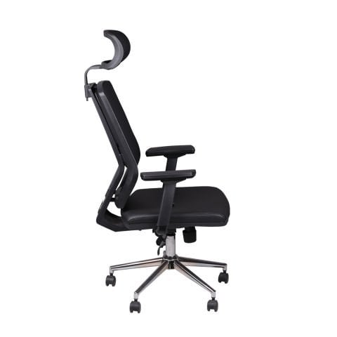 Bianca Siyah Fileli  Ofis Makam Koltuğu