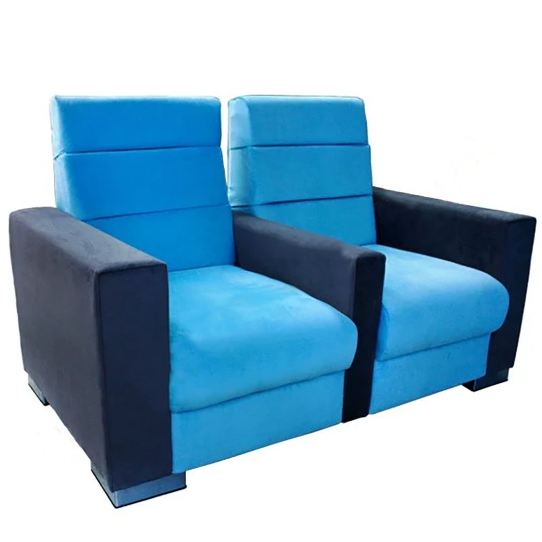 Lodos Mavi Kumaş Ofis Kanepesi