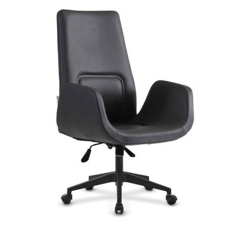 Selena Siyah Deri Makam Koltuğu