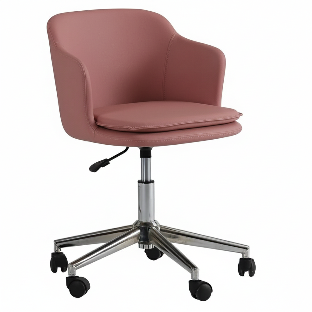 Caprice Gül Kurusu Deri Çalışma Koltuğu