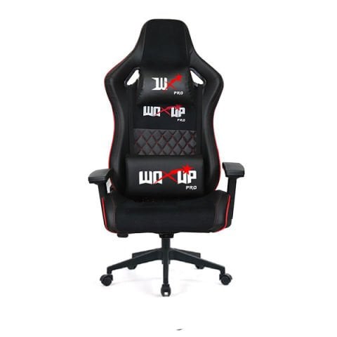 Woxup Siyah Deri Oyuncu Koltuğu