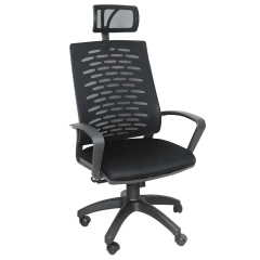 Berlin Siyah Fileli Yönetici Koltuğu