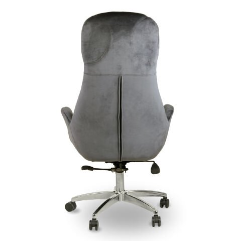 Spider Gri Kumaş Makam Koltuğu