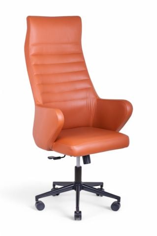 Boras Kahverengi Deri Yönetici Koltuğu