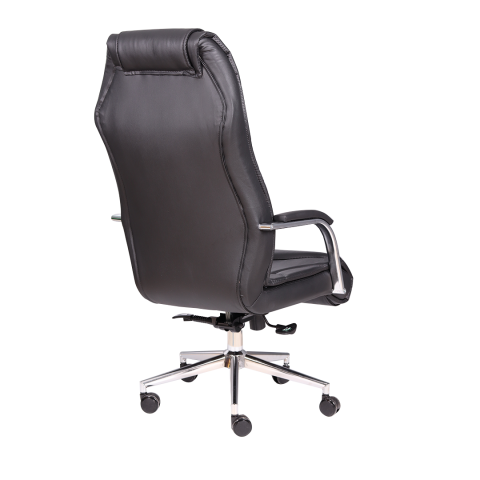 Aron Siyah Deri Yönetici Koltuğu