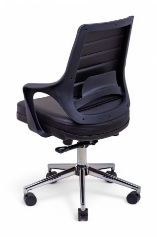 Vinasa Black Deri Çalışma Koltuğu