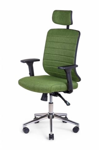 Paris Yeşil Keten Yönetici Koltuğu
