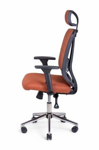 Paris Turuncu Keten Yönetici Koltuğu