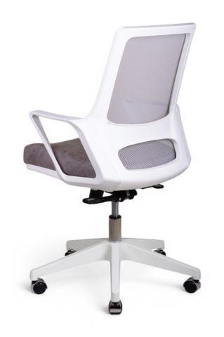 Pluton Beyaz Fileli Çalışma Koltuğu