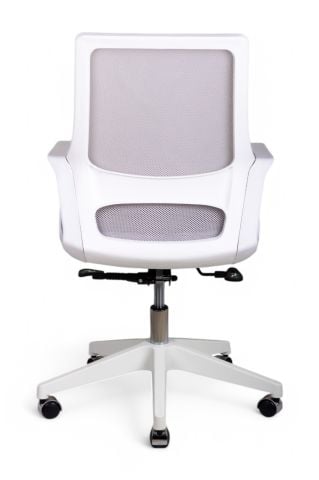 Pluton Beyaz Fileli Çalışma Koltuğu