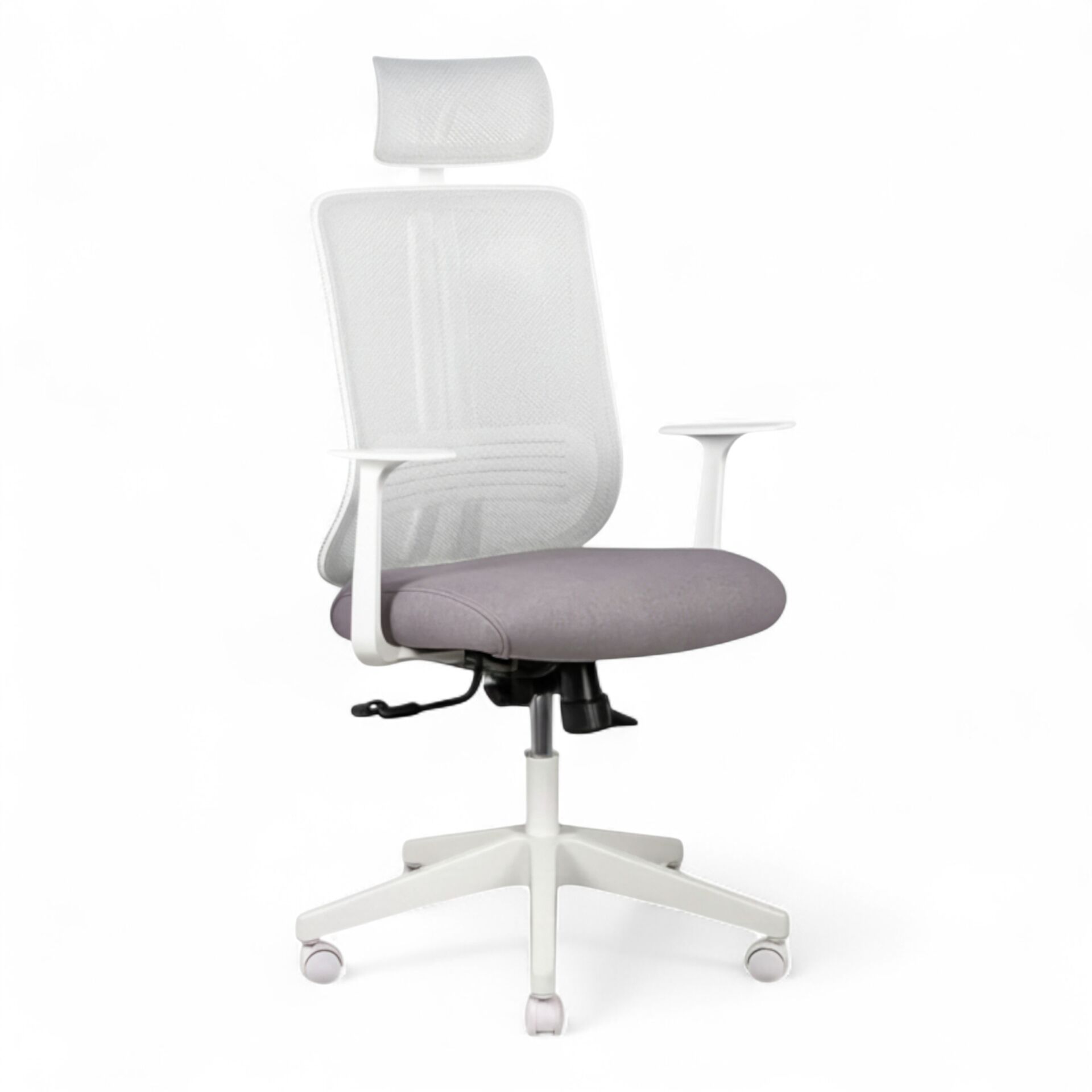 Paris Beyaz Fileli Yönetici Koltuğu