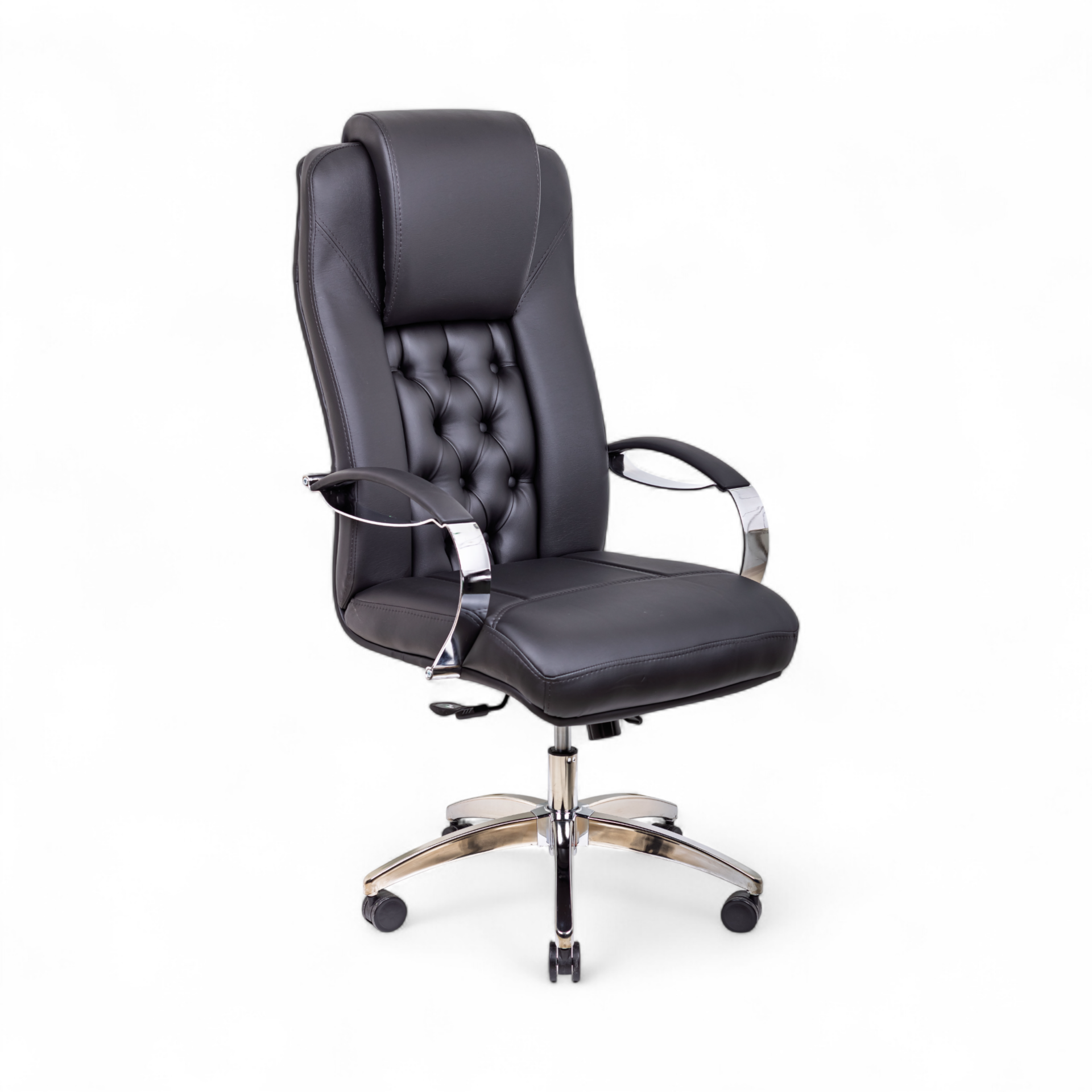 Burea Siyah Deri Yönetici Koltuğu