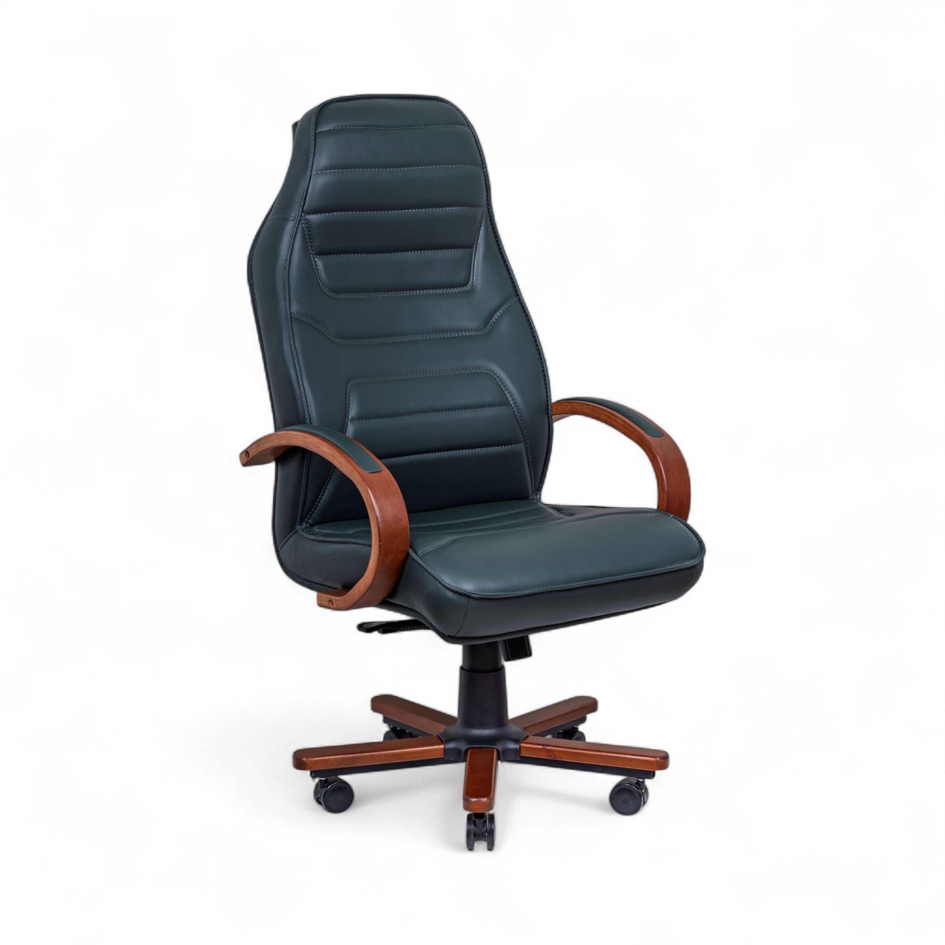 Salvador Yeşil Deri Yönetici Koltuğu