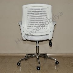 Color Poly Gri Fileli Çalışma Koltuğu