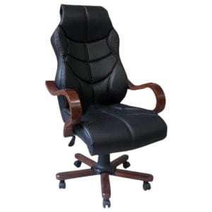 Aron Ahşap Deri Makam Koltuk Takımı