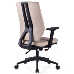 Vera Bej Pls Deri Ofis Çalışma Koltuğu