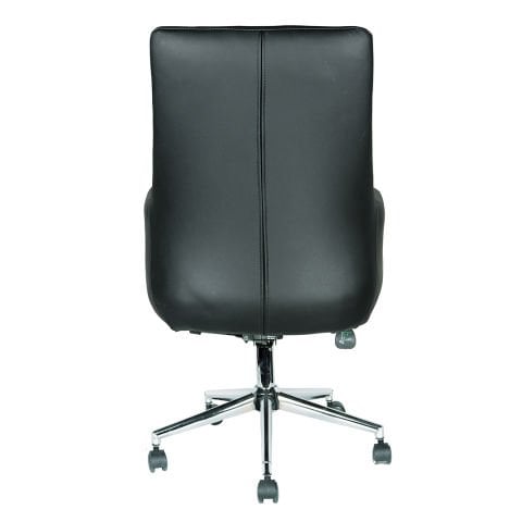 Oldea Siyah Deri Çalışma Koltuğu