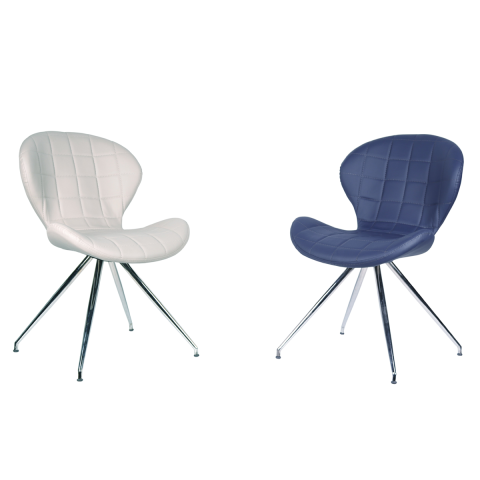 Akon Beyaz Deri Cafe Ofis Sandalye