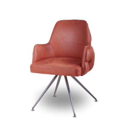 Zen Comfort Taba Deri Misafir Koltuğu