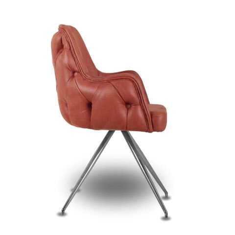 Zen Comfort Taba Deri Misafir Koltuğu