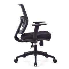 Riva Siyah Fileli Çalışma Koltuğu