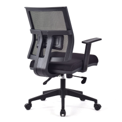 Riva Siyah Fileli Çalışma Koltuğu