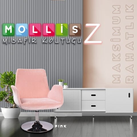 Mollis Z Kumaş Ofis Misafir Koltuğu