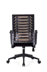 Gardena Kahverengi Fileli Ofis Çalışma Koltuğu Plastik Ayak