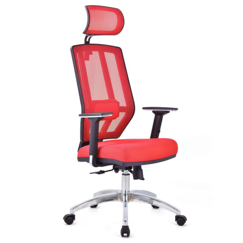 Bianca Kırmızı Fileli Yönetici Koltuğu