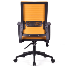 Magenta Turuncu Kumaş Çalışma Koltuğu