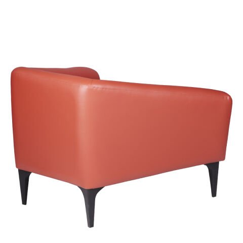 Oceans Kırmızı Deri Tekli Kanepe